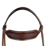 Pool's western bridle with wide browband