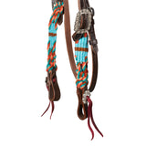 Pool's rope waves western bridle