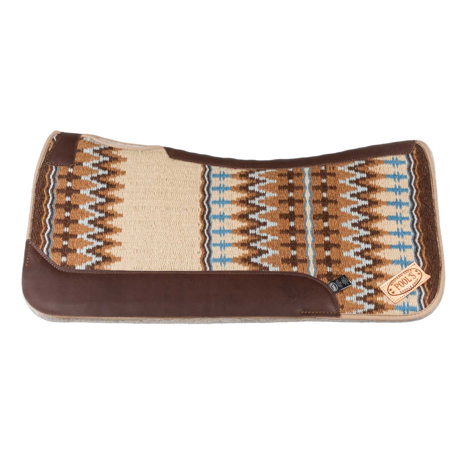 Pool's contoured western saddle pad