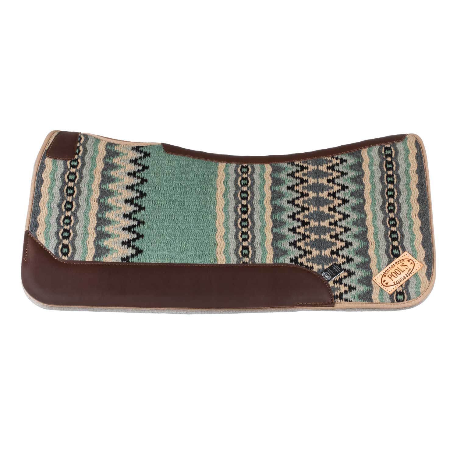 Pool's contoured western saddle pad