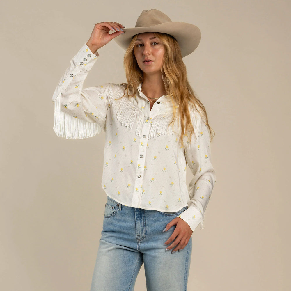 Sendero june fringe longe sleeve shirt