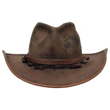 American hat makers Duke | Brown Felt Cowboy Hat