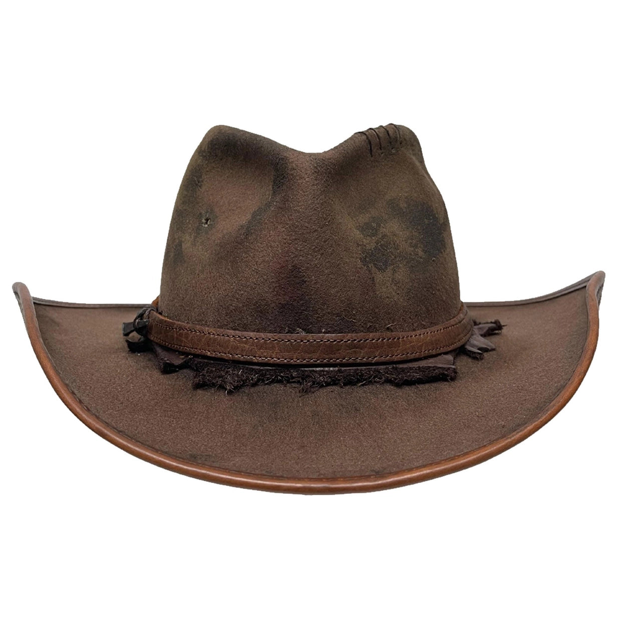 American hat makers Duke | Brown Felt Cowboy Hat
