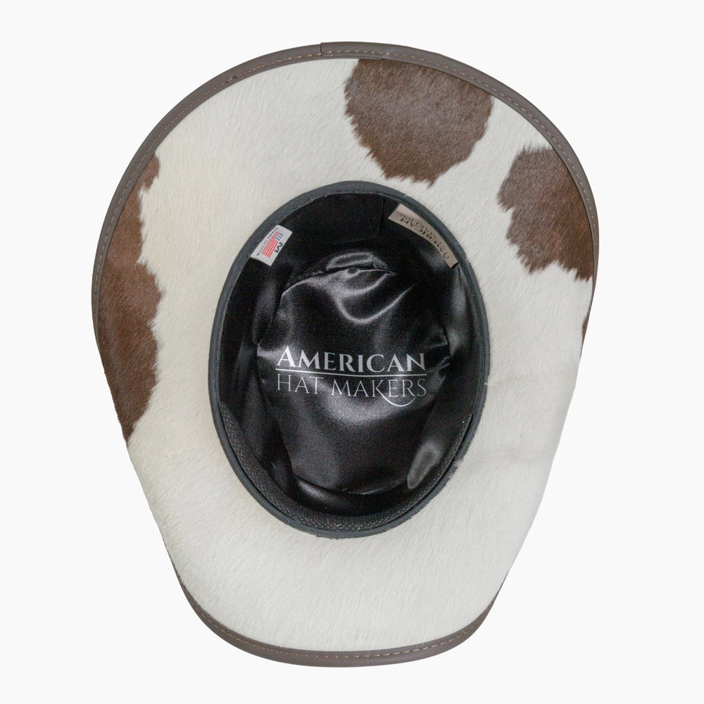 American hat makers Pinto | Leather Cowboy Hat with Calf Accents
