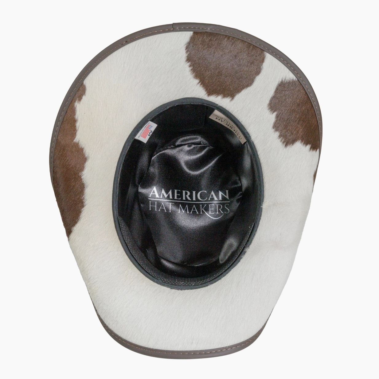 American hat makers Pinto | Leather Cowboy Hat with Calf Accents