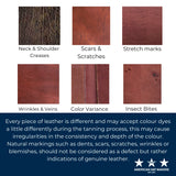 American hat makers Pinto | Leather Cowboy Hat with Calf Accents