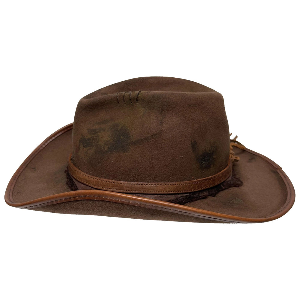 American hat makers Duke | Brown Felt Cowboy Hat
