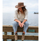 American hat makers Crusher | Crushable Leather Outback Hat