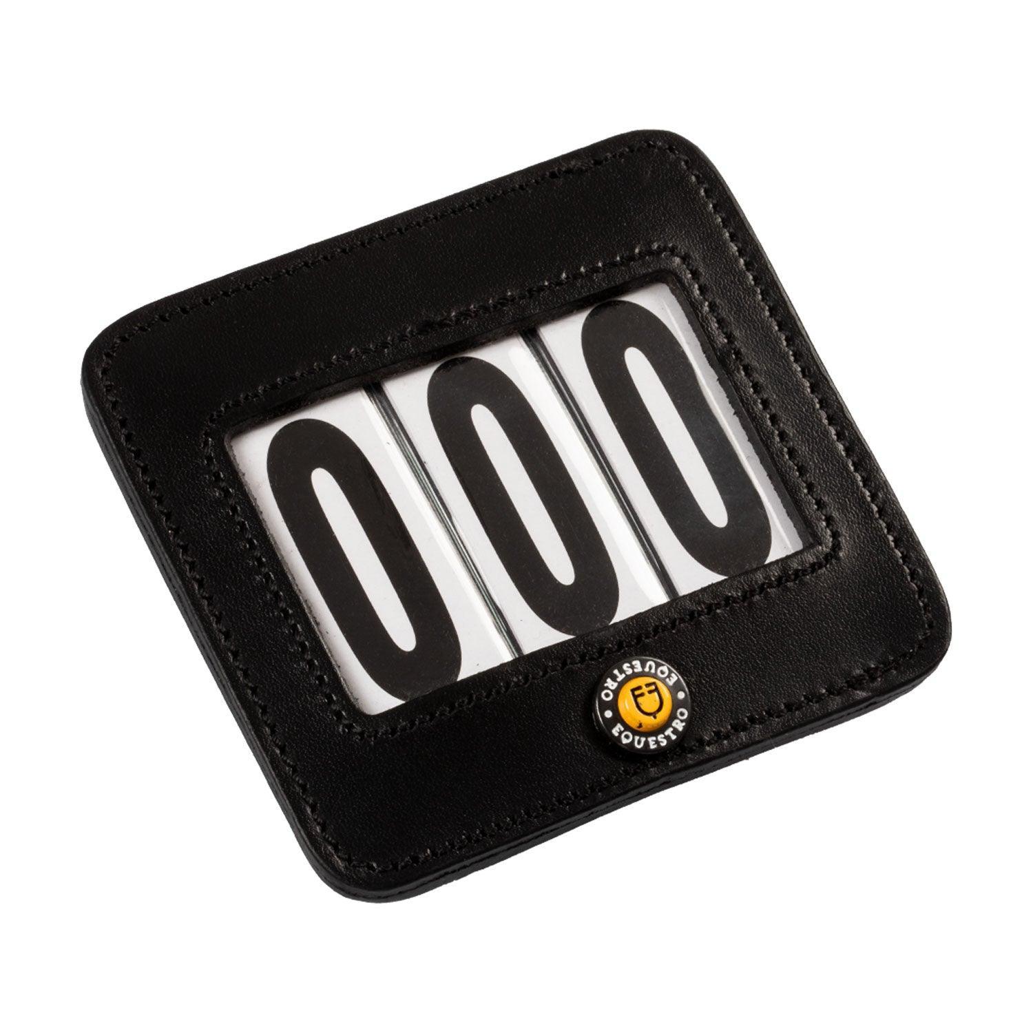 Equestro 3 digits competition number holder 9 x 8 cm - HorseworldEU