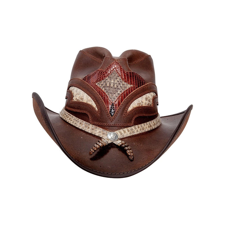 American hat makers Storm | Leather and Rattlesnake Cowboy Hat