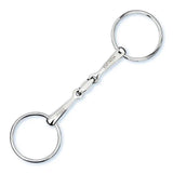 Stübben easy control loose ring snaffle, double broken Stübben