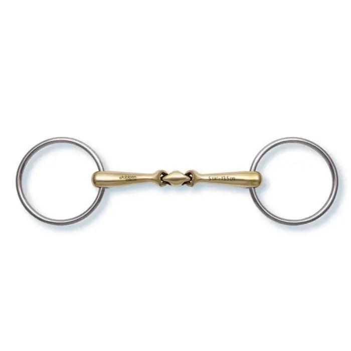 Stübben quick contact loose ring snaffle double broken Stübben