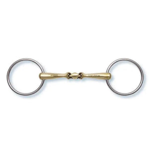 Stübben quick contact loose ring snaffle double broken Stübben