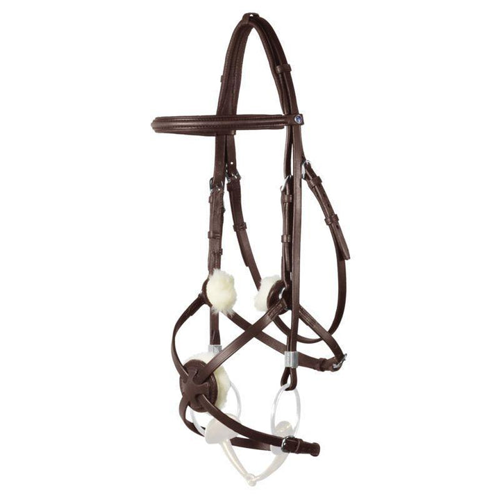 Stübben snaffle bridle leitrim with slide and lock - HorseworldEU
