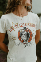 T-shirt Rodeo Quincy à rayures et étoiles