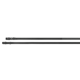 Passier leather reins with one side rubber with hook studs