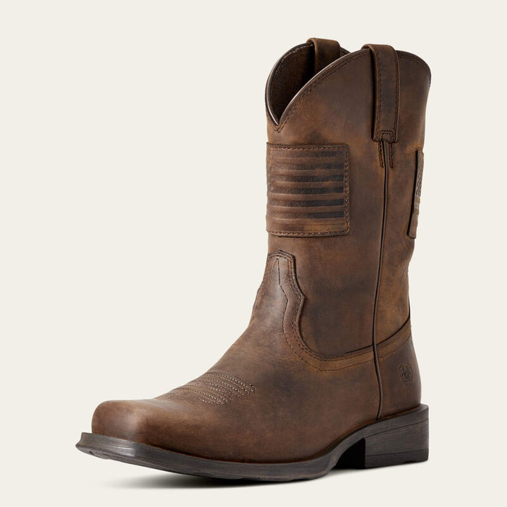 Ariat rambler patriot western boot for men