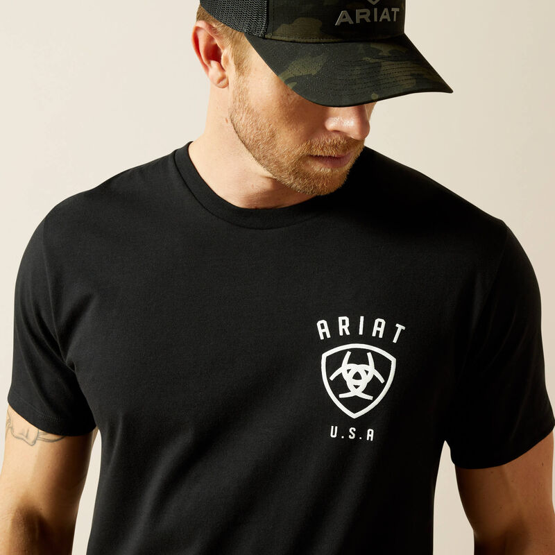 Ariat fadded bull t-shirt