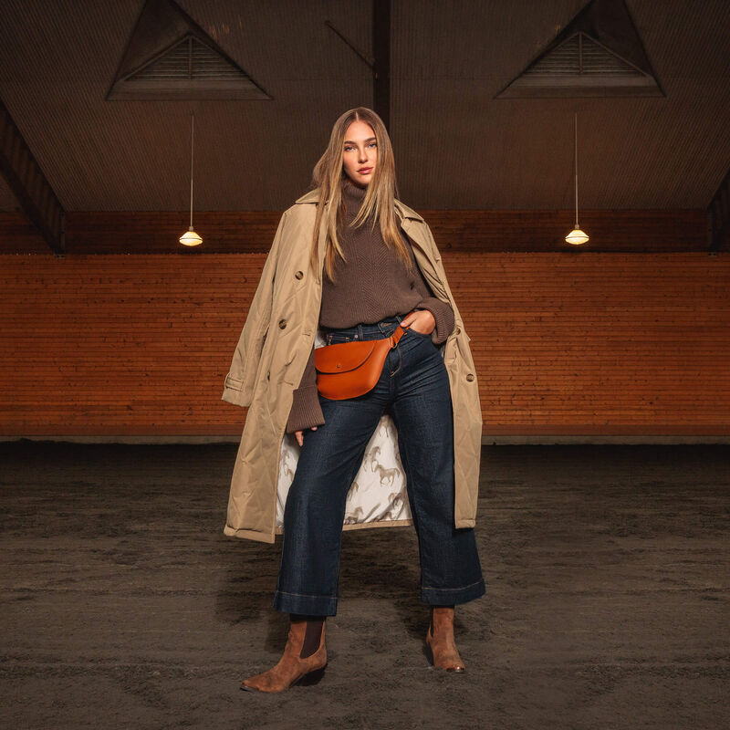 Ariat ultra high rise countryside wide leg jean for ladies