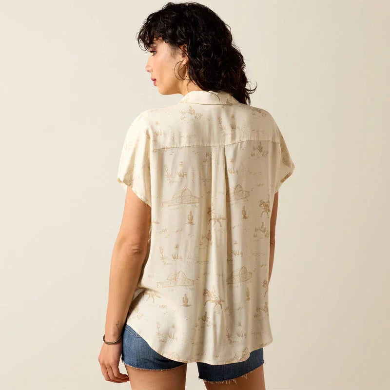 Ariat badlands Western shirt