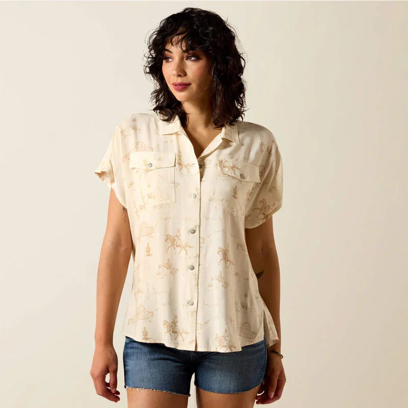 Ariat badlands Western shirt