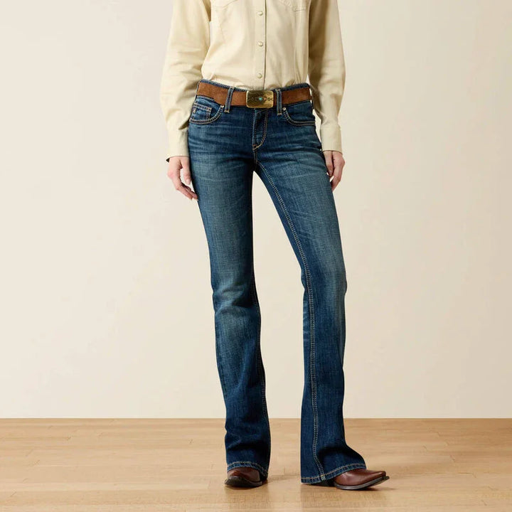 Ariat Mid Rise Fiona Boot Cut Jeans voor dames