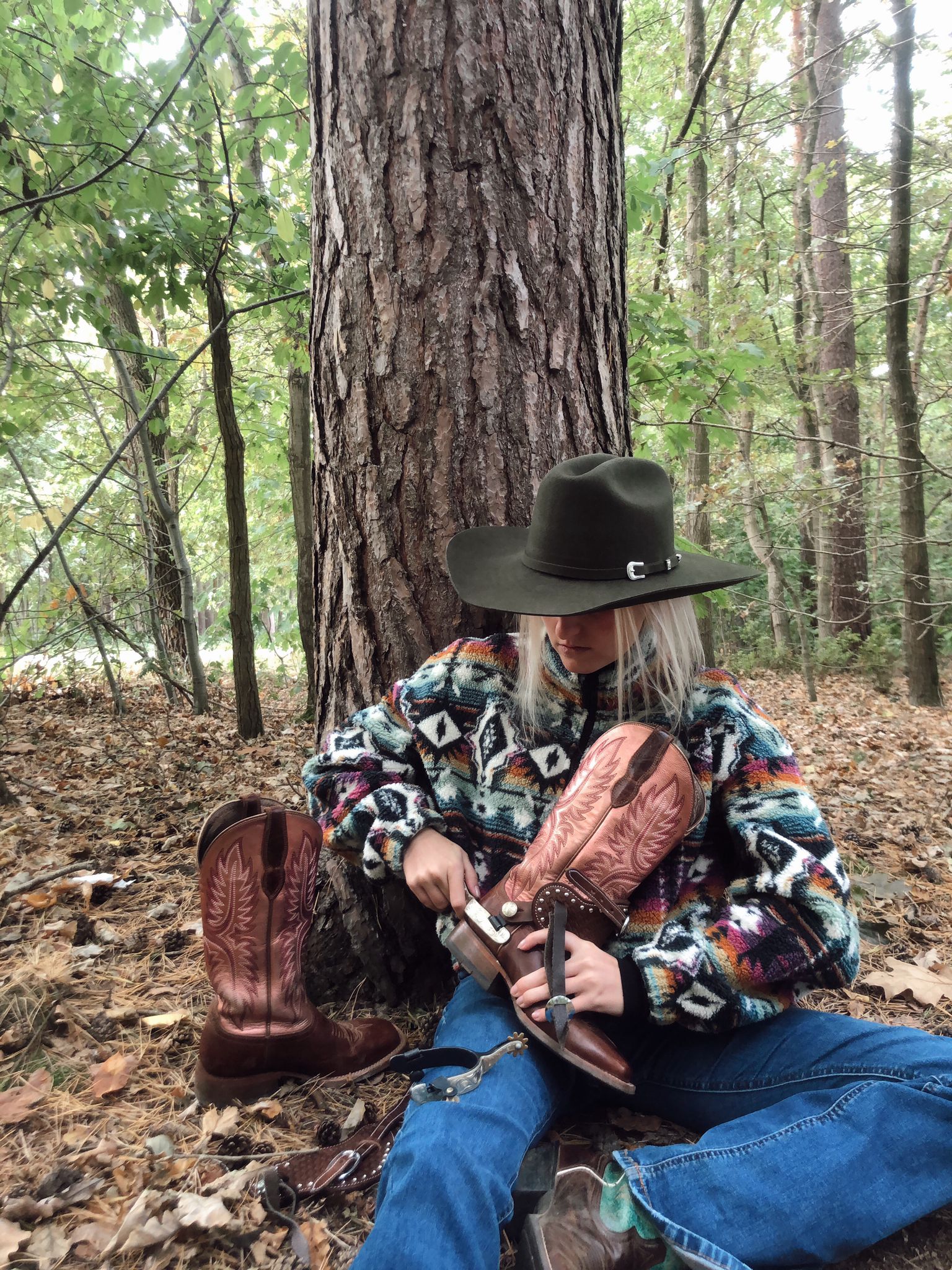 Lakota western spurs silver black SR00221