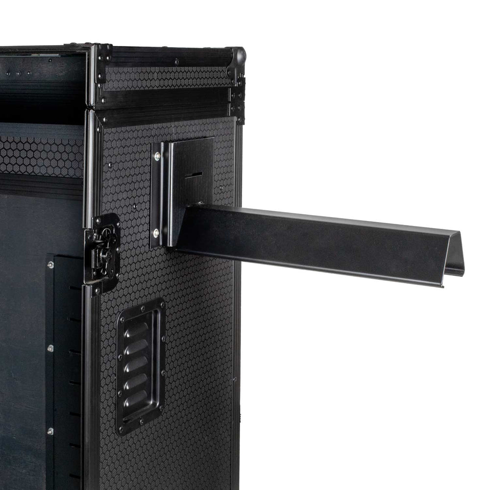 Equestro black hardware saddle cabinet ETS 02101