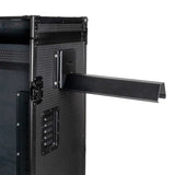 Equestro black hardware saddle cabinet ETS 02101