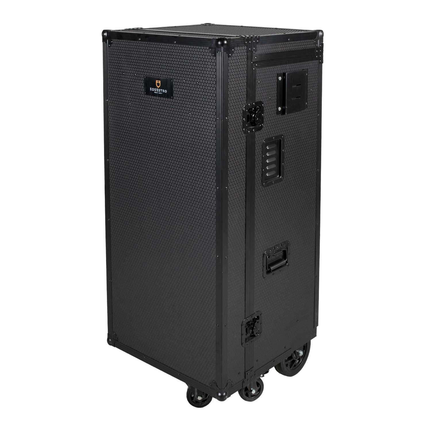 Equestro black hardware saddle cabinet ETS 02101