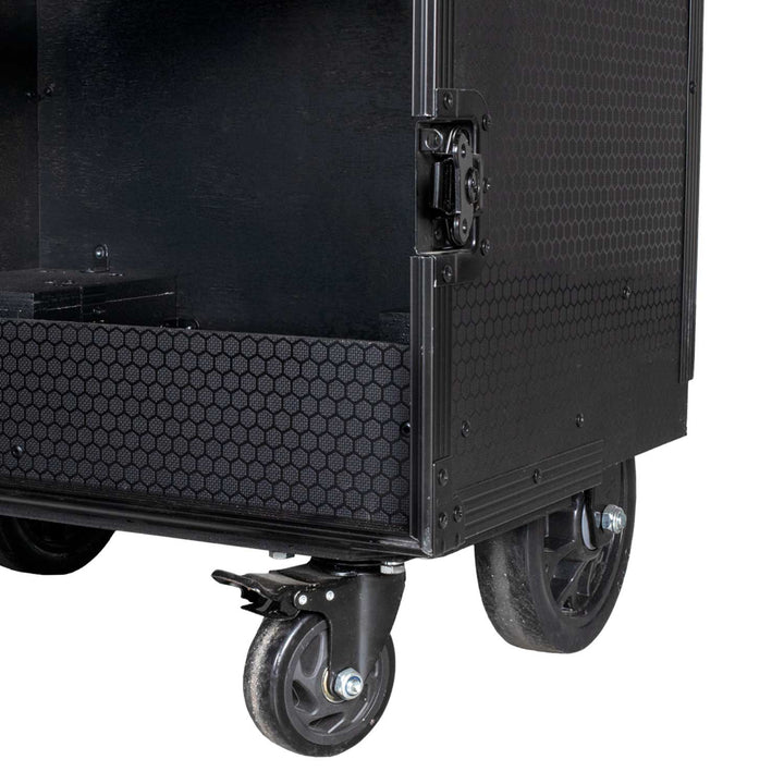 Equestro black hardware saddle cabinet ETS 02101