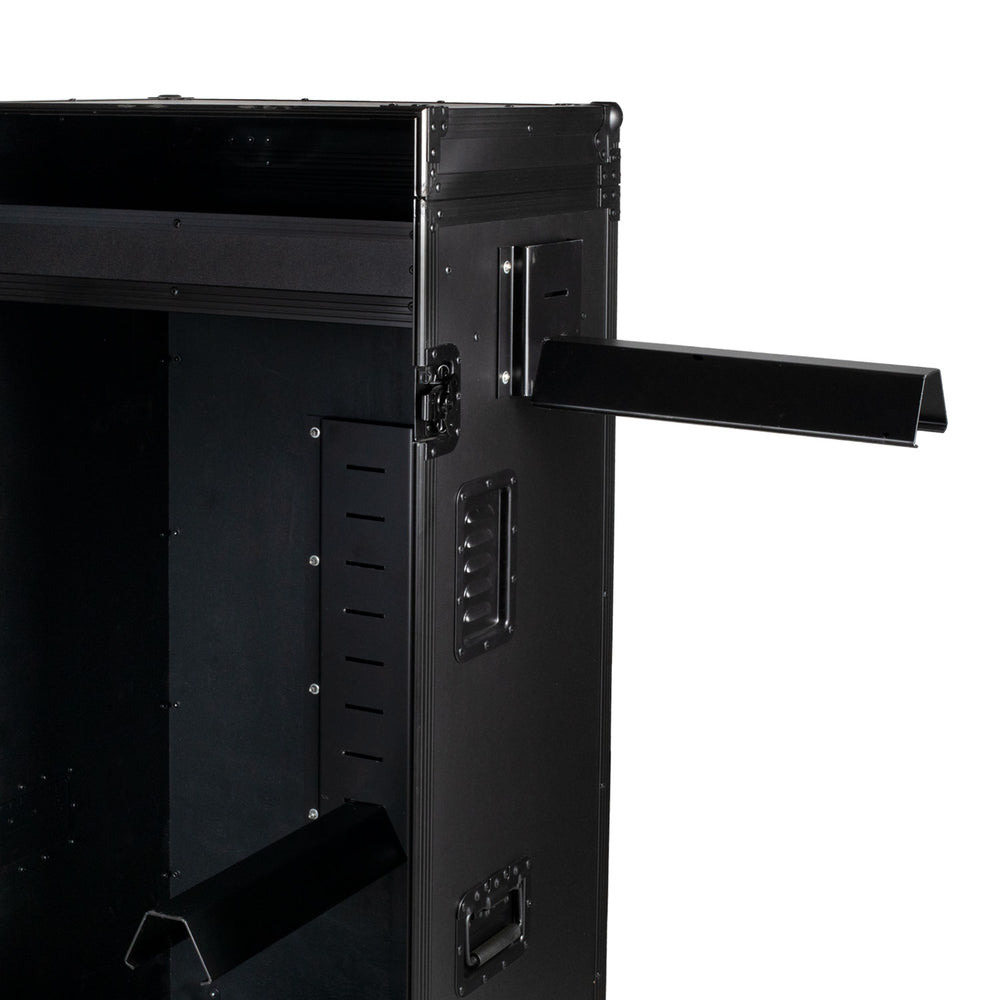 Equestro black hardware saddle cabinet ETS 02101