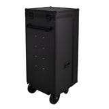 Equestro black hardware saddle cabinet ETS 02101