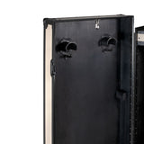 Equestro black hardware saddle cabinet ETS 02101