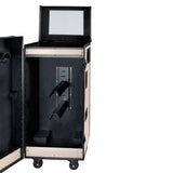 Equestro black hardware saddle cabinet ETS 02101