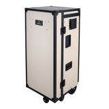 Equestro black hardware saddle cabinet ETS 02101