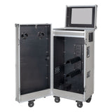 Equestro silver hardware saddle cabinet ETS 02102