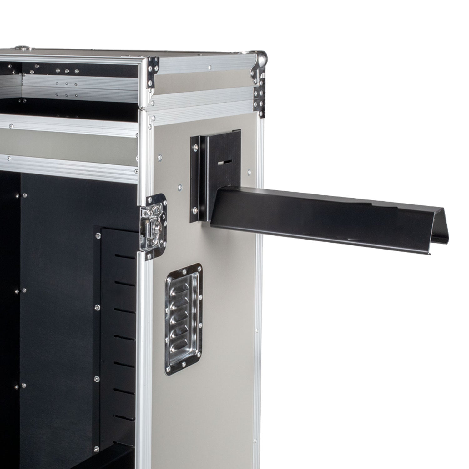 Equestro silver hardware saddle cabinet ETS 02102