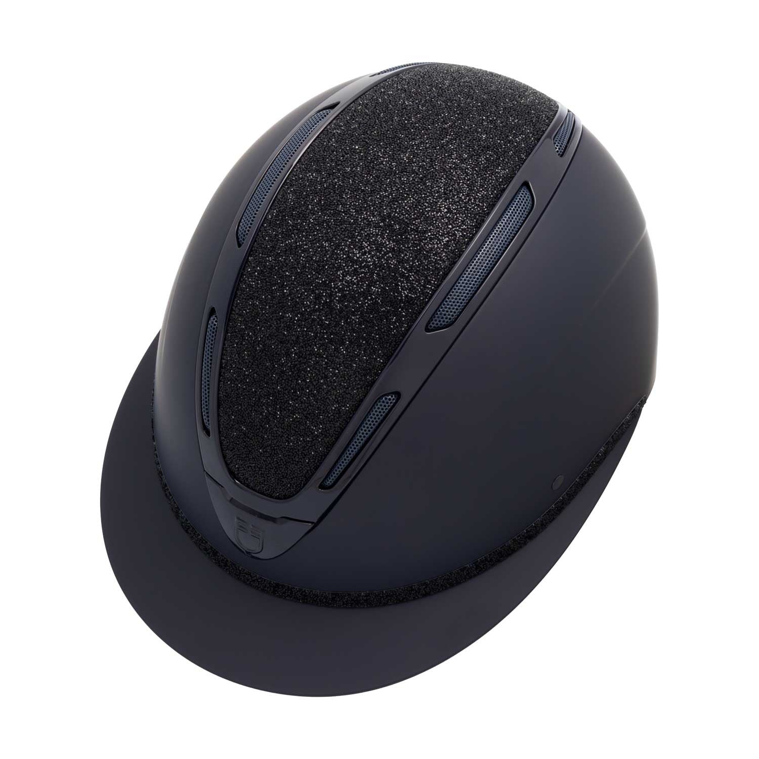 Equestro Women's Apocalypse helmet matte shell and rhinestones homologation EN 1384-2023 etw 02017