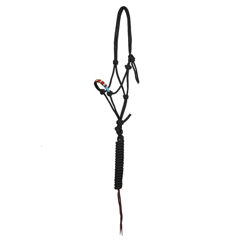 Licol en corde nouée Pool avec longe PLH03017