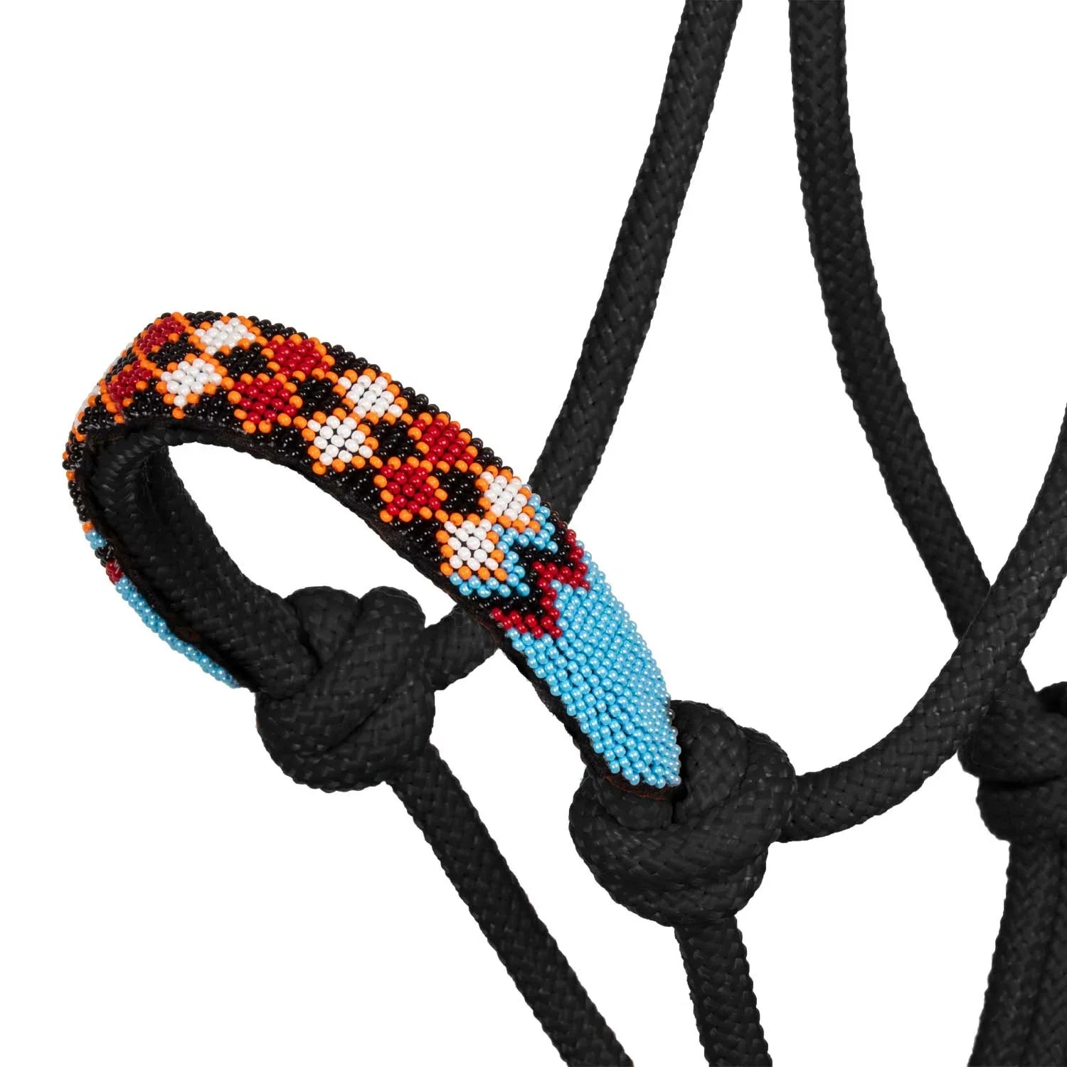 Licol en corde nouée Pool avec longe PLH03017