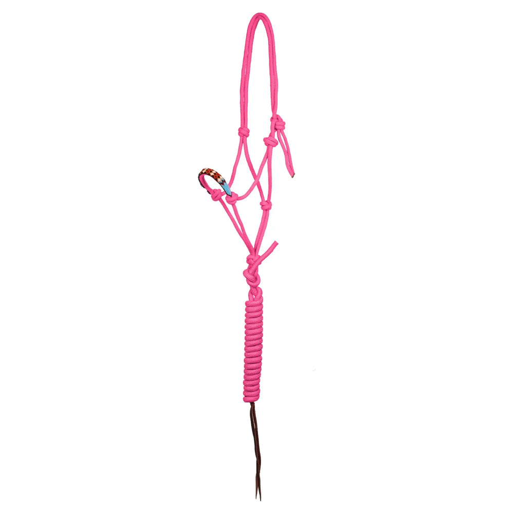 Licol en corde nouée Pool avec longe PLH03017