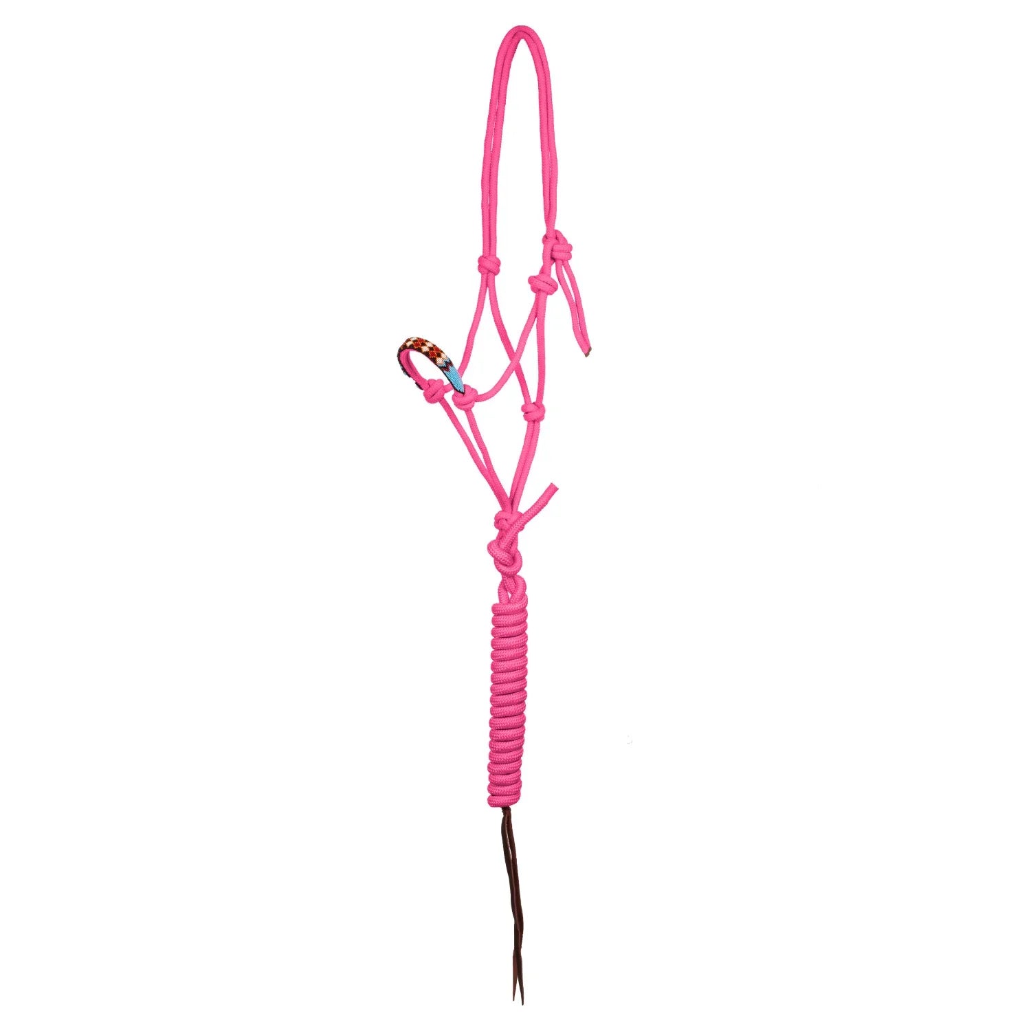 Licol en corde nouée Pool avec longe PLH03017