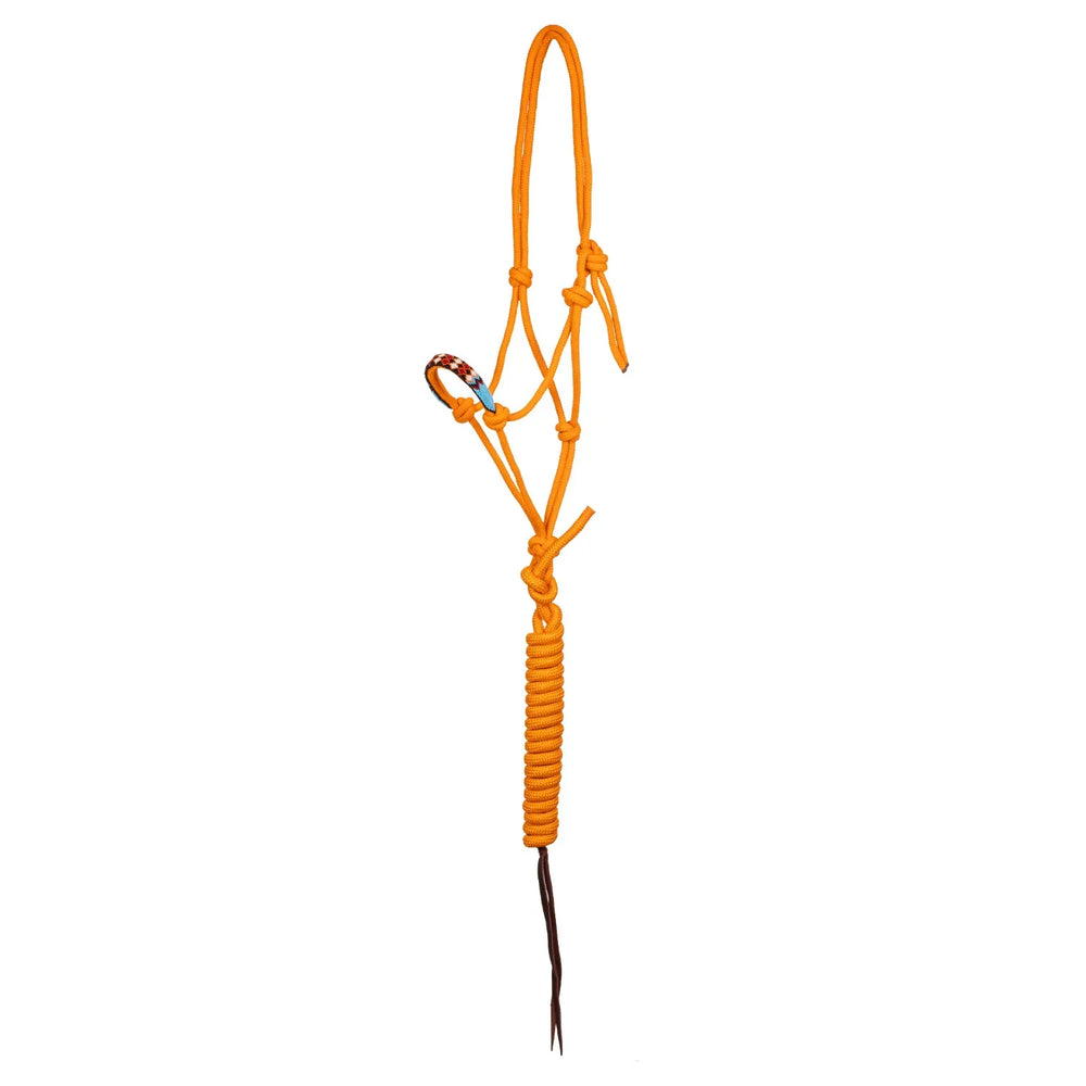 Licol en corde nouée Pool avec longe PLH03017