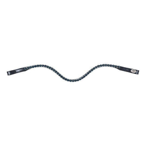 HFI V shape browband with strass - HorseworldEU