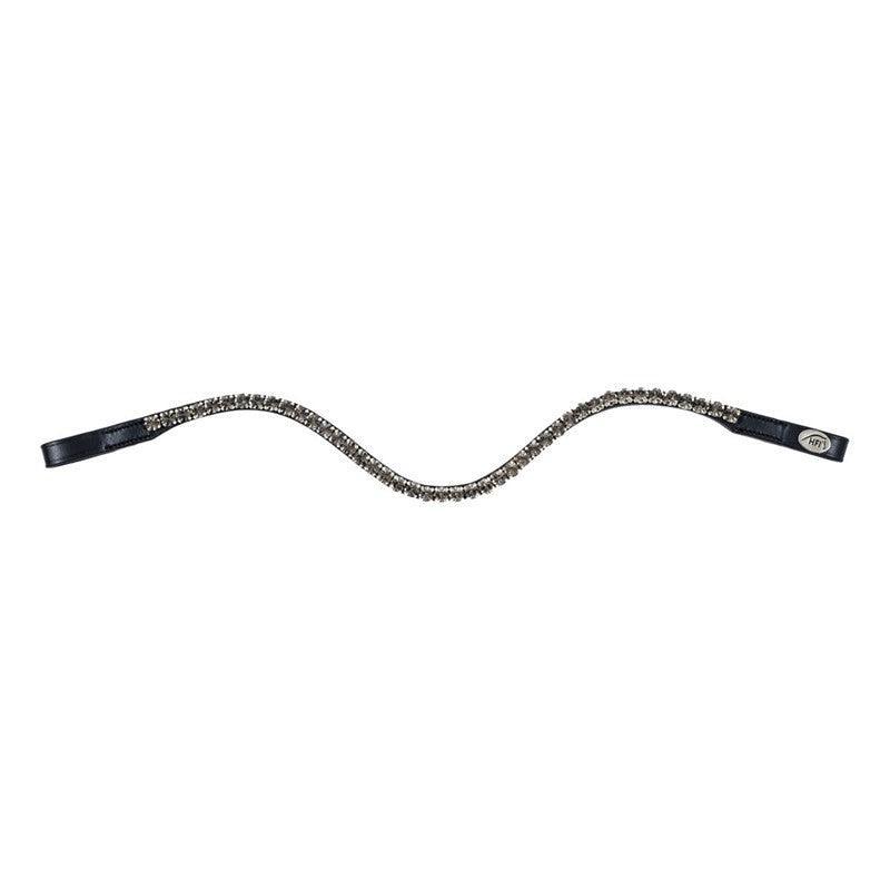 HFI V shape browband with strass - HorseworldEU