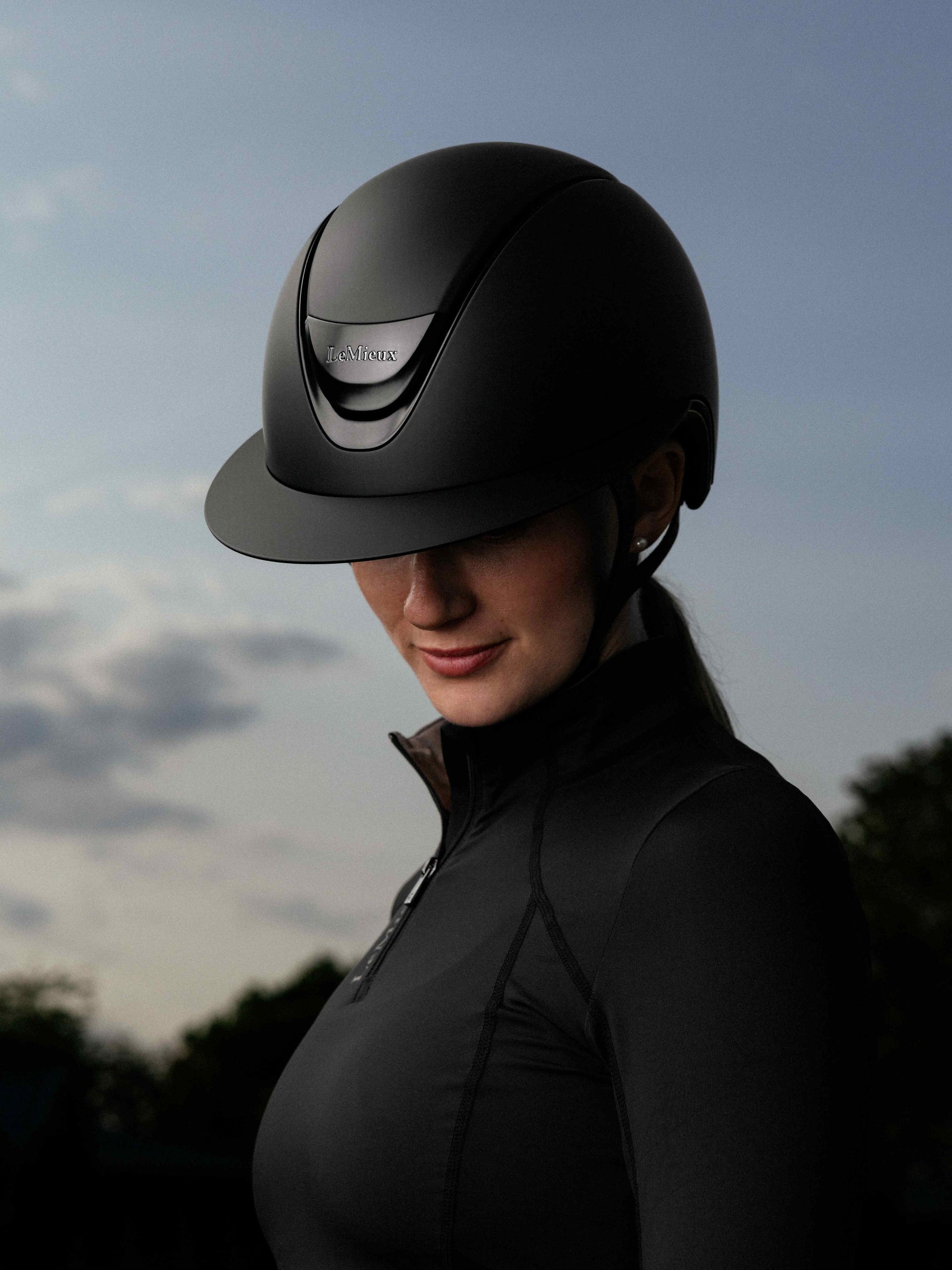 Casque de compétition LeMieux Verv® Competition Mat Noir